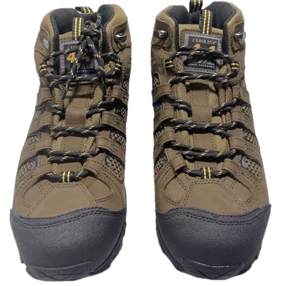 NEW CAROLINA 6" Waterproof 4x4 Hiker Boots Mens Size 10.5 Lace Up Suede Rubber